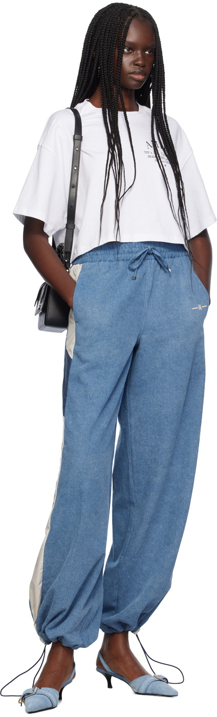 AMIRI Blue Paneled Track Pants