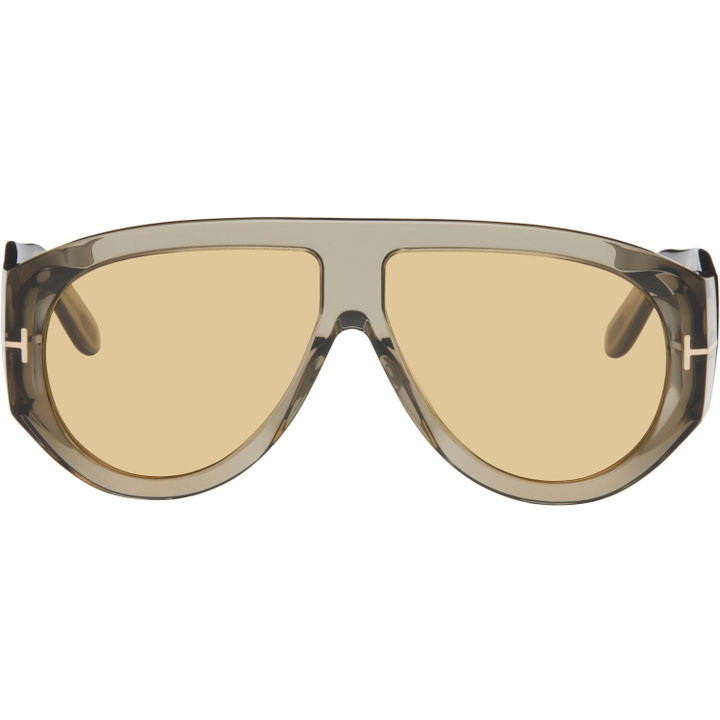 Photo: TOM FORD Gray Bronson Sunglasses