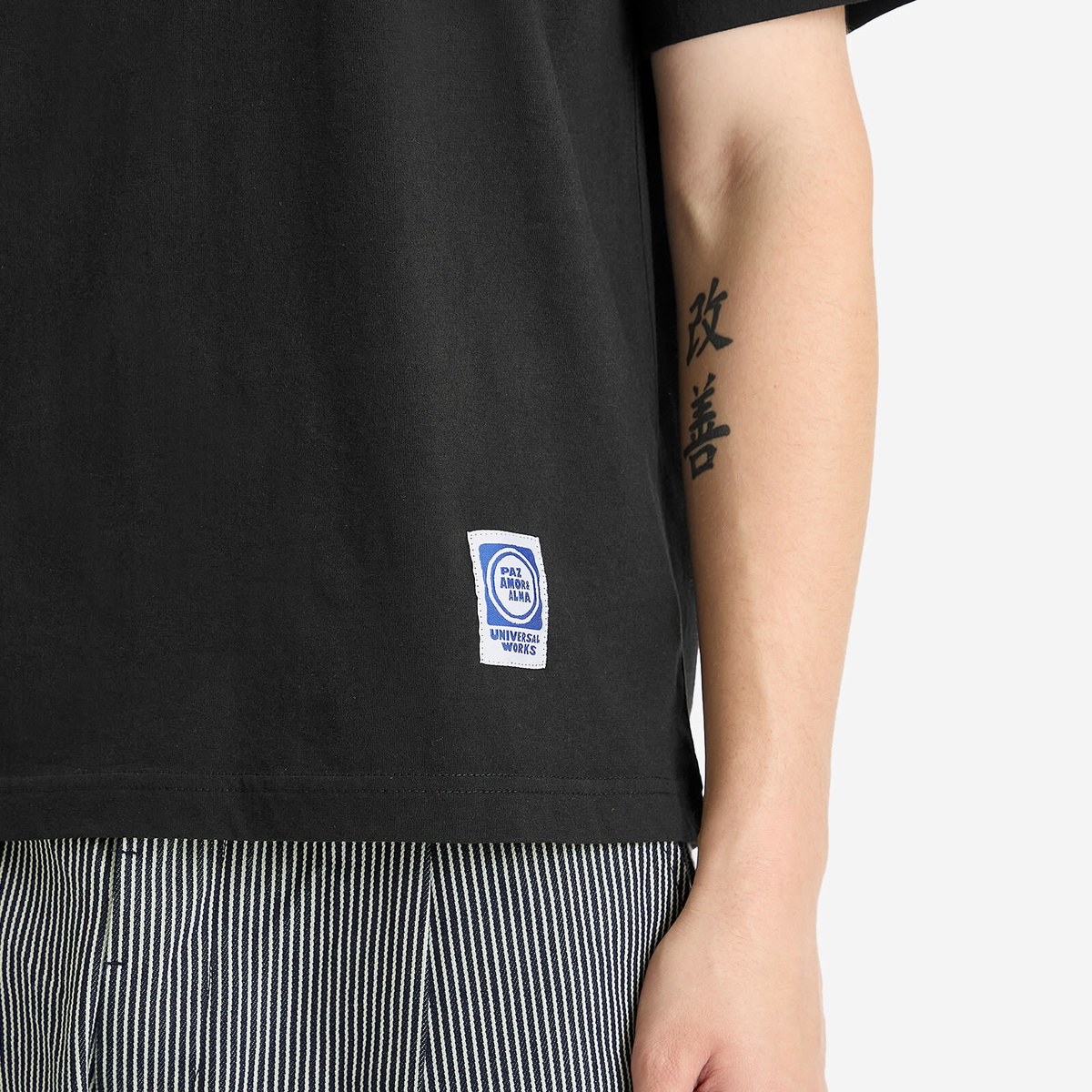 Universal Works Men's Loose T-Shirt in Black