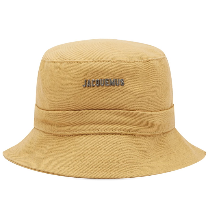 Photo: Jacquemus Men's Logo Bucket Hat in Beige