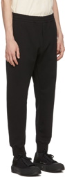 Alexander McQueen Black Graffiti Lounge Pants