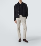 Lardini Cotton-blend slim pants