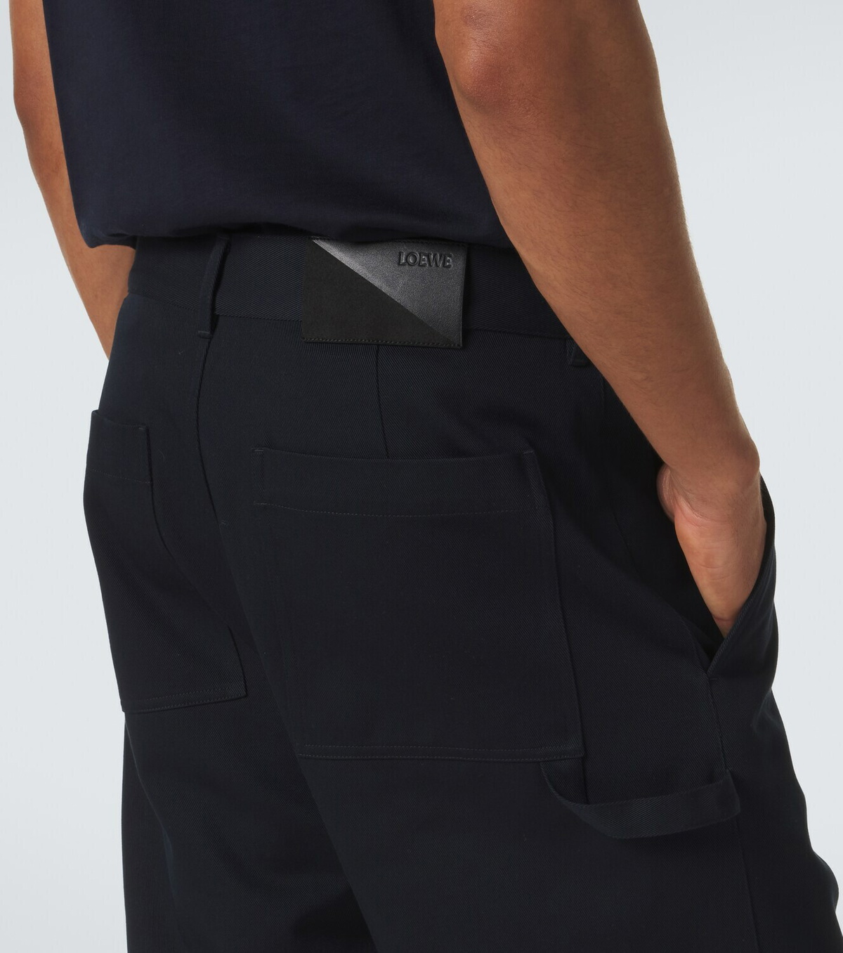 Loewe Cotton canvas straight pants