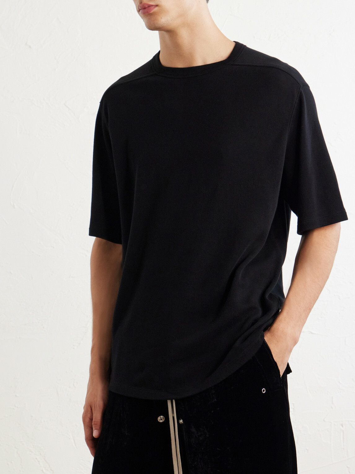 Rick Owens - Brad Cotton Jersey T-Shirt - Black