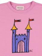 BOBO CHOSES Castle Print Organic Cotton T-shirt