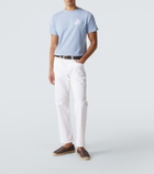 Vilebrequin Embroidered cotton jersey T-shirt
