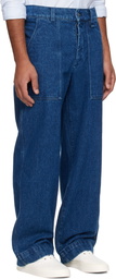Maison Kitsuné Blue Workwear Jeans