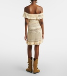 Marant Etoile Zoa crochet cotton-blend minidress