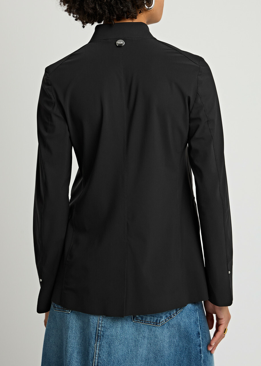 High In Keeping Stretch-jersey Blazer Black