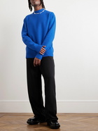 Jil Sander - Boiled Wool Sweater - Blue