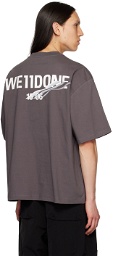 We11done Gray Wave T-Shirt