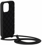 Bottega Veneta Black Intrecciato iPhone 13 Pro Case