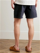 Portuguese Flannel - Atlantico Cotton-Seersucker Drawstring Shorts - Blue