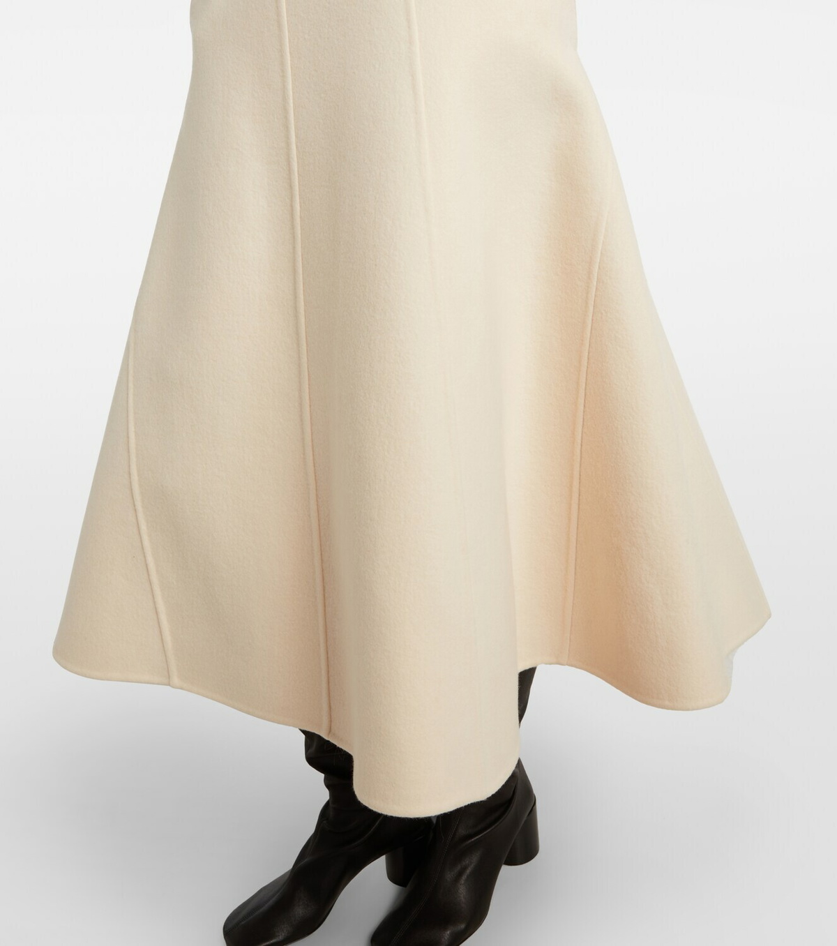 Moncler Genius x Jil Sander virgin wool midi skirt