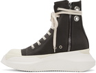 Rick Owens DRKSHDW Gray Abstract Sneakers