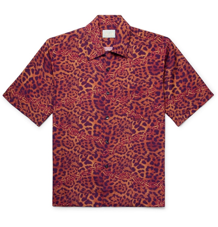 Photo: Aries - Printed Woven Shirt - Red