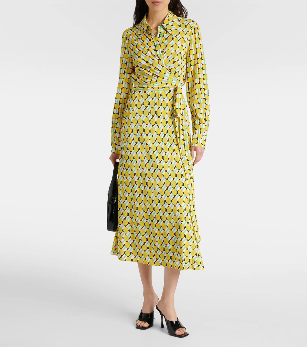 DVF ワンピース Tori printed jersey midi dress Diane von Furstenberg Tori printed jersey midi dress Diane