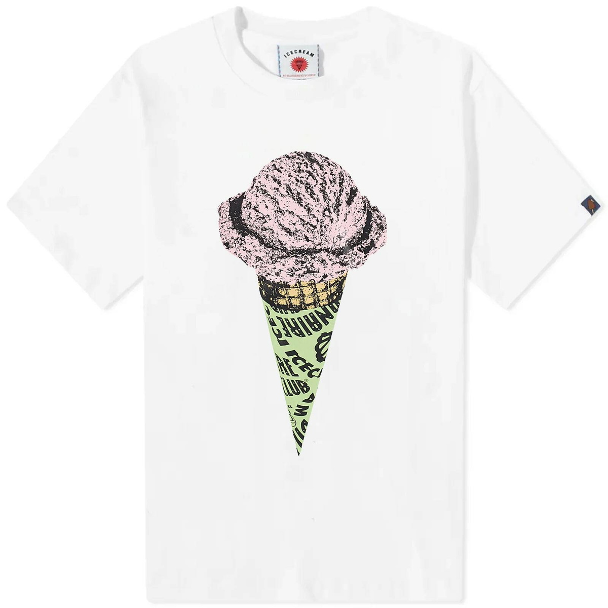ICECREAM Men's Cone T-Shirt in White ICECREAM