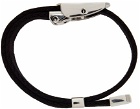 Giorgio Armani Black Ribbon Bracelet