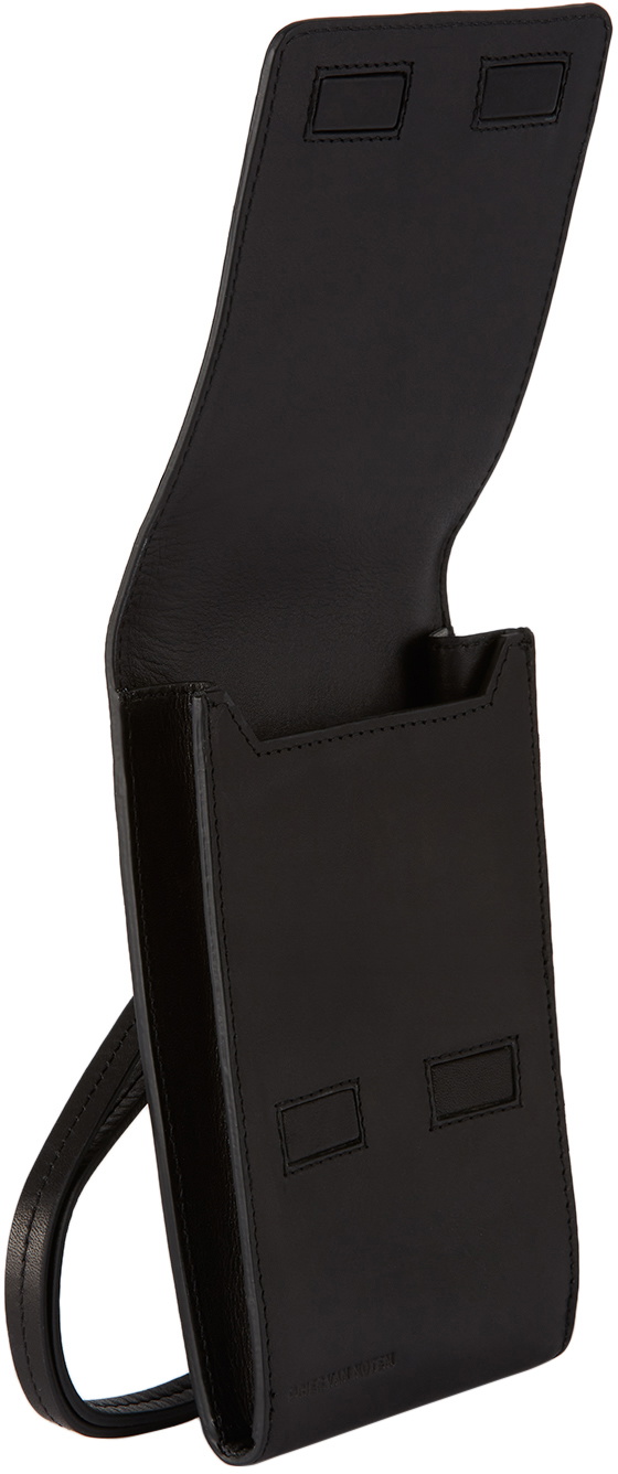 Dries Van Noten Black Len Lye Edition Card Holder Phone Case