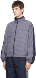 PALMER Navy Nylon Jacket