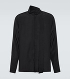 Valentino Tie-neck silk shirt