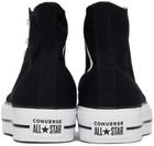 Converse Black & White Chuck Taylor All Star Platform Hi Sneakers