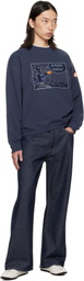 Moncler Genius Moncler x Gilga Farm Navy Cotton Sweatshirt
