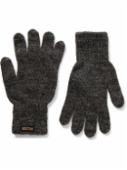 Filson - Logo-Appliquéd Wool-Blend Gloves - Gray