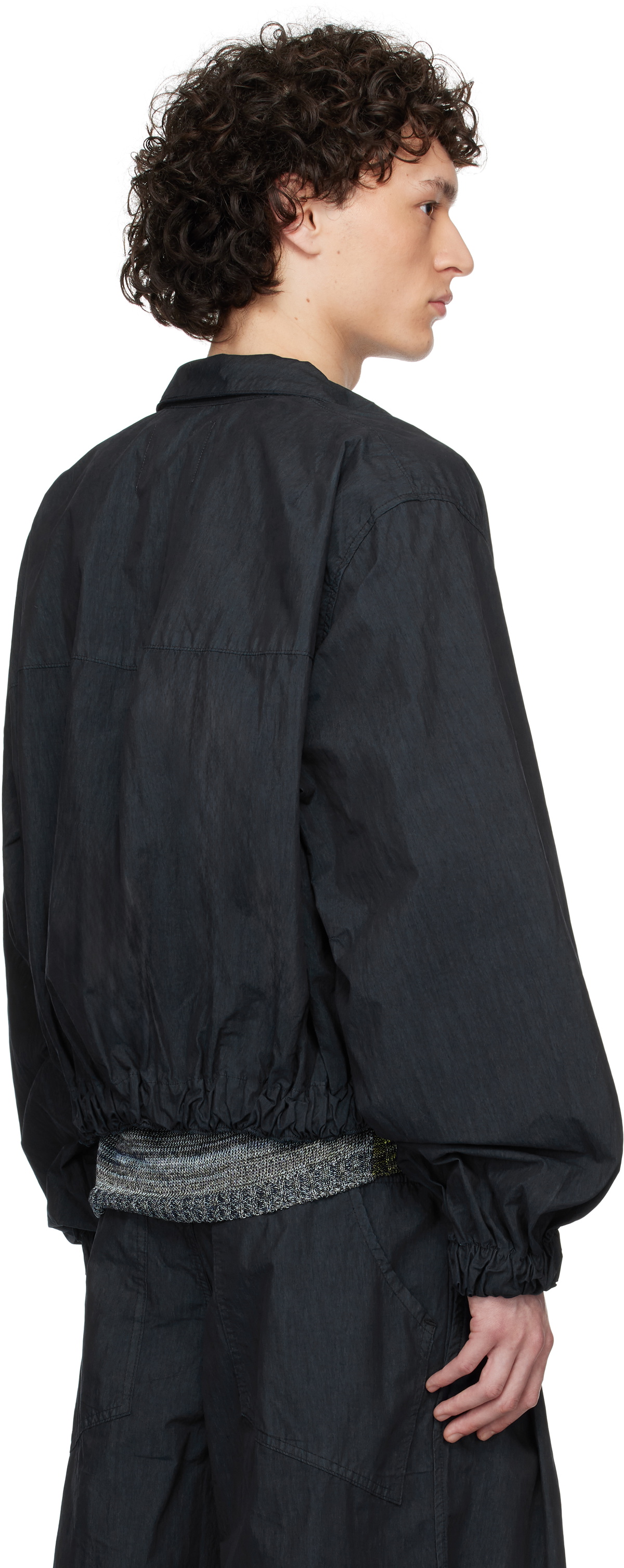 Eckhaus Latta Navy Flight Jacket
