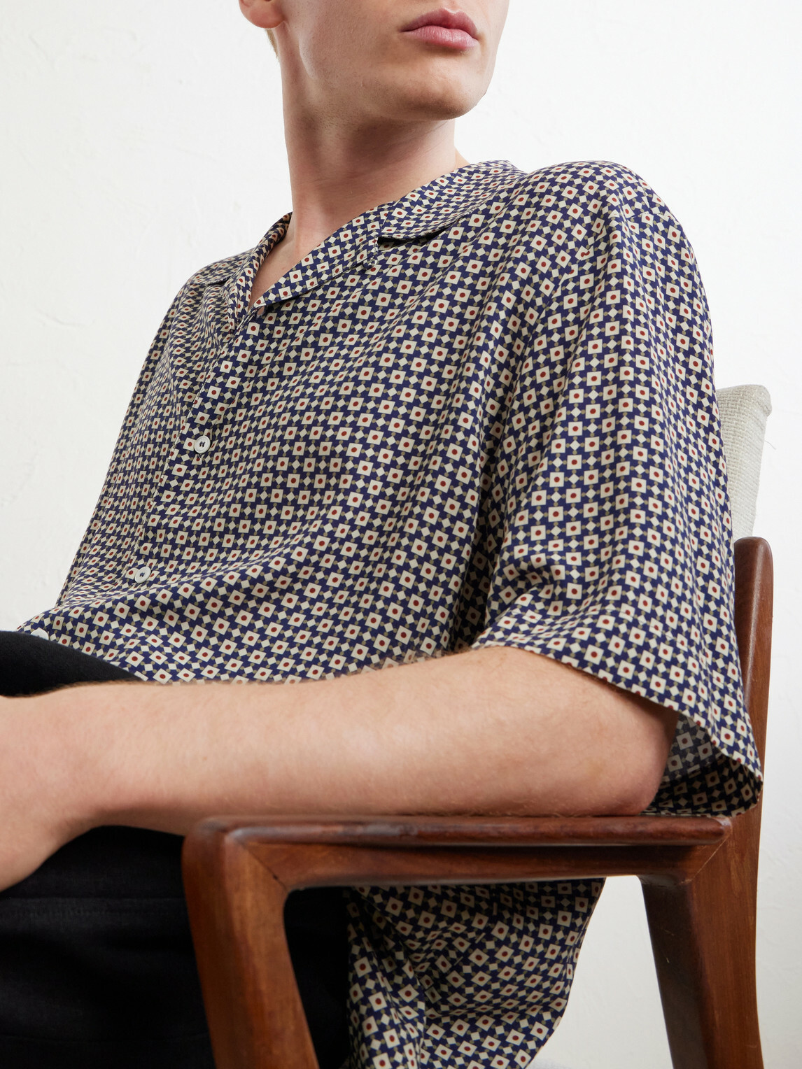 A.P.C. - Bennet Printed Crepe de Chine Shirt - Blue