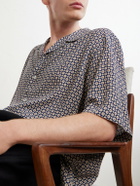A.P.C. - Bennet Printed Crepe de Chine Shirt - Blue