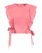 Alessia Santi Womens Top Coral