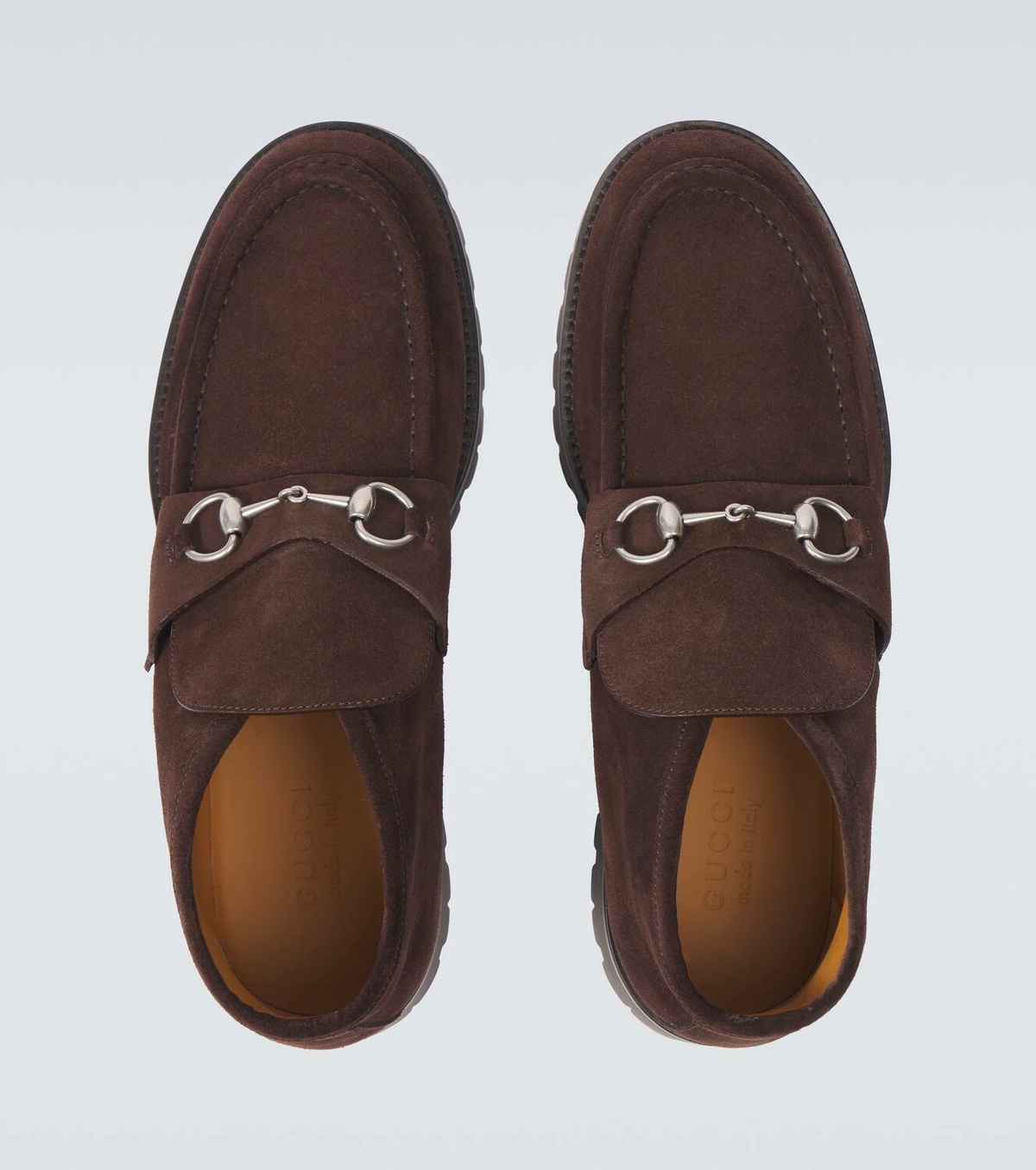 Gucci Horsebit suede desert boots