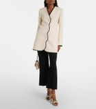 Valentino Crepe Couture scalloped jacket