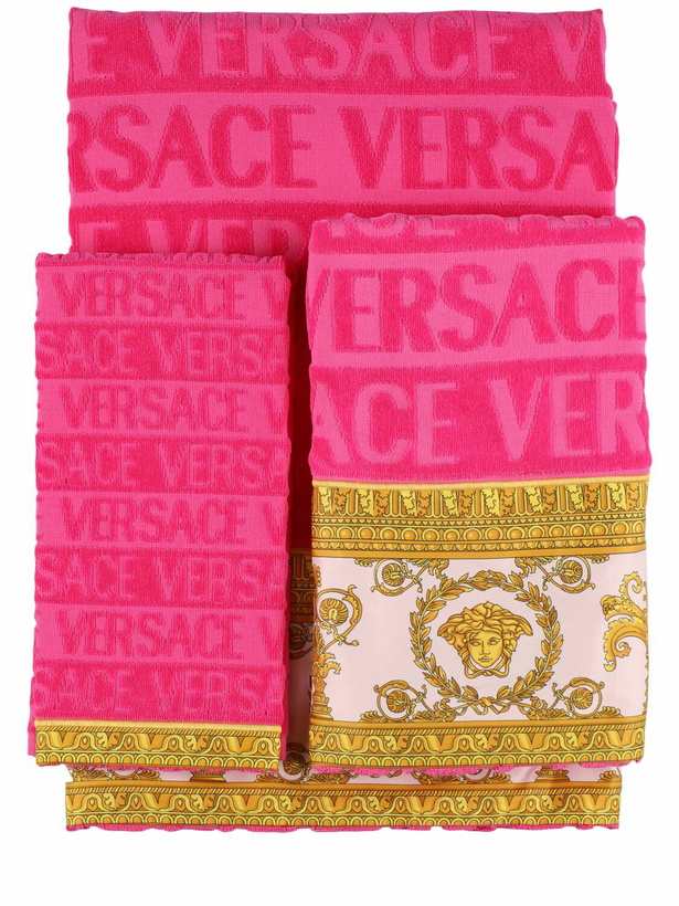 Photo: VERSACE Set Of 5 Barocco Towels