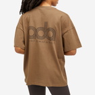Adanola Women's Performance Washed Boxy T-Shirt in Brown
