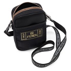 Fendi Black Small Stripe Camera Bag
