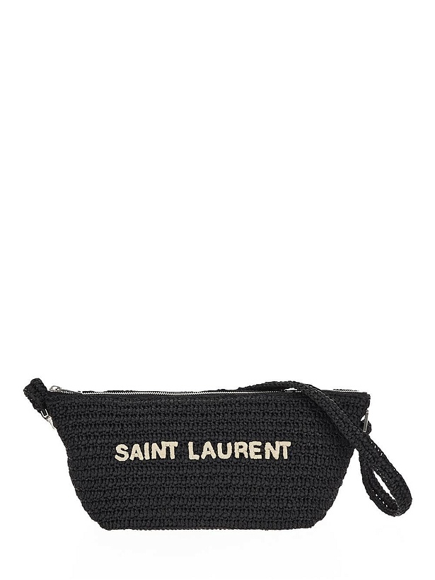 Photo: Saint Laurent Raffia Shoulder Bag