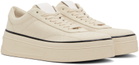 Jil Sander Off-White Low-Top Sneakers