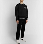 rag & bone - Printed Loopback Cotton-Jersey Sweatshirt - Black