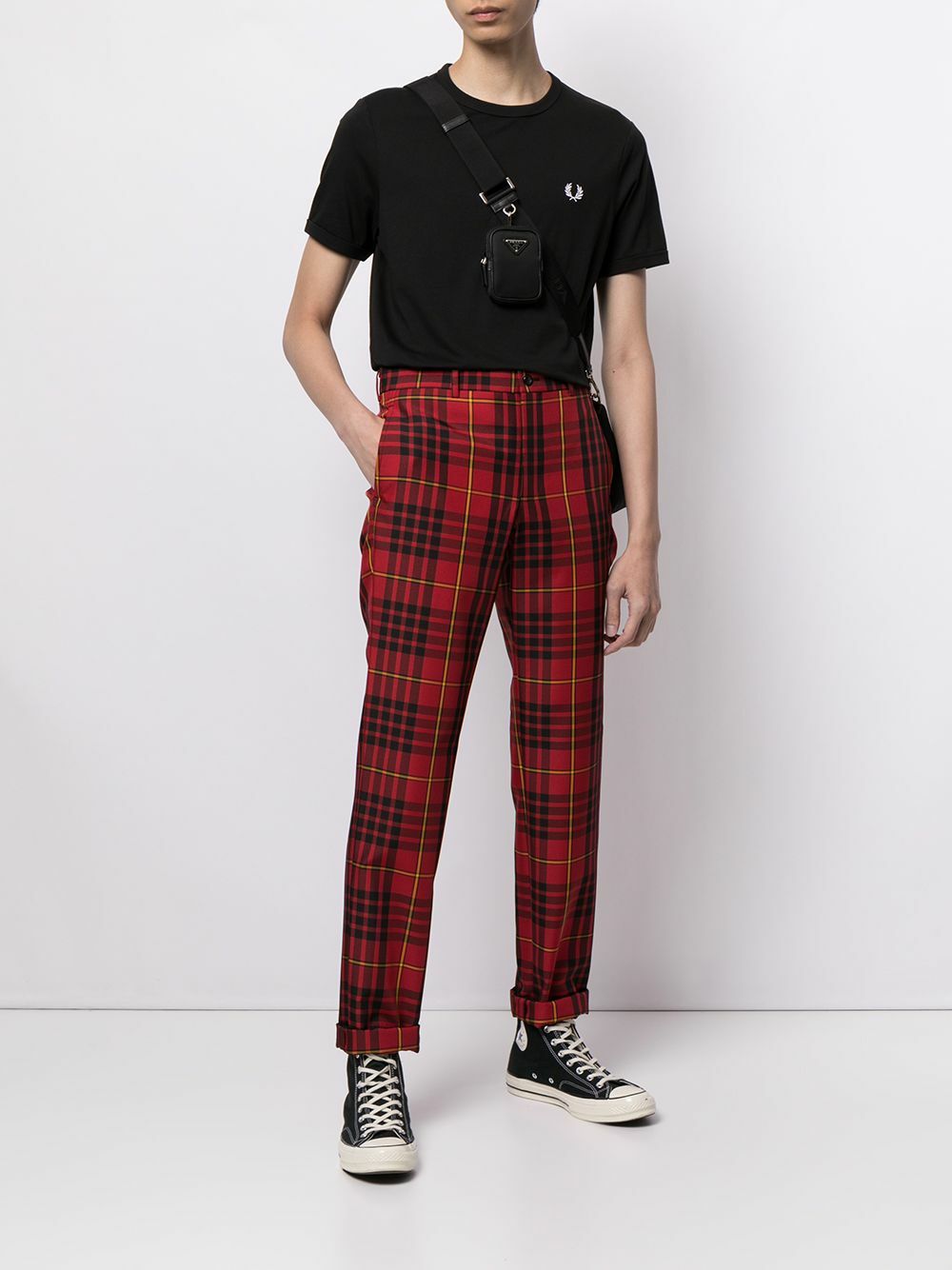 FRED PERRY - Logo Cotton T-shirt