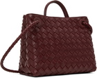 Bottega Veneta Burgundy Small Andiamo Bag
