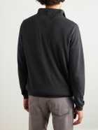 Peter Millar - Crown Cotton-Blend Jersey Half-Zip Sweatshirt - Black
