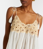 Ulla Johnson Tula crochet-trimmed cotton beach dress