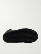 Rick Owens - Mega Geobasket Leather High-Top Sneakers - Black