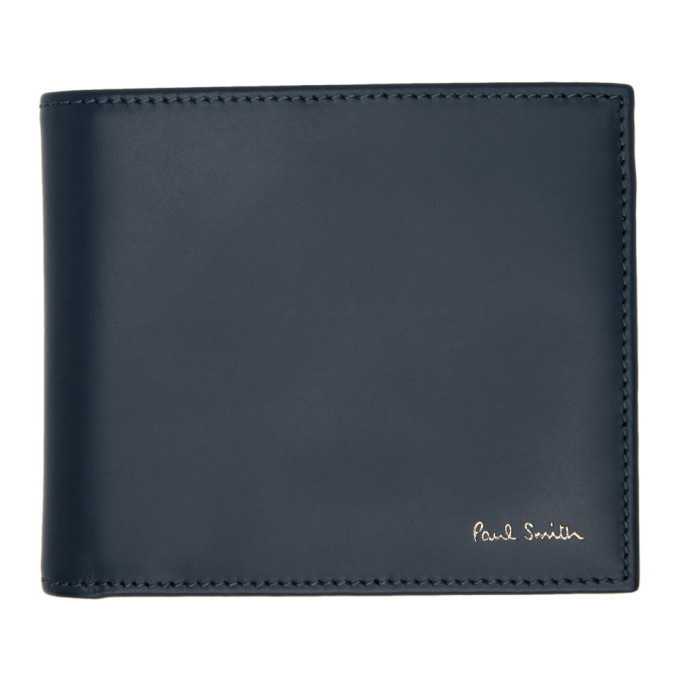 Photo: Paul Smith Blue Multi Stripe Bifold Wallet