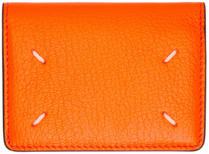 Photo: Maison Margiela Orange Leather Wallet