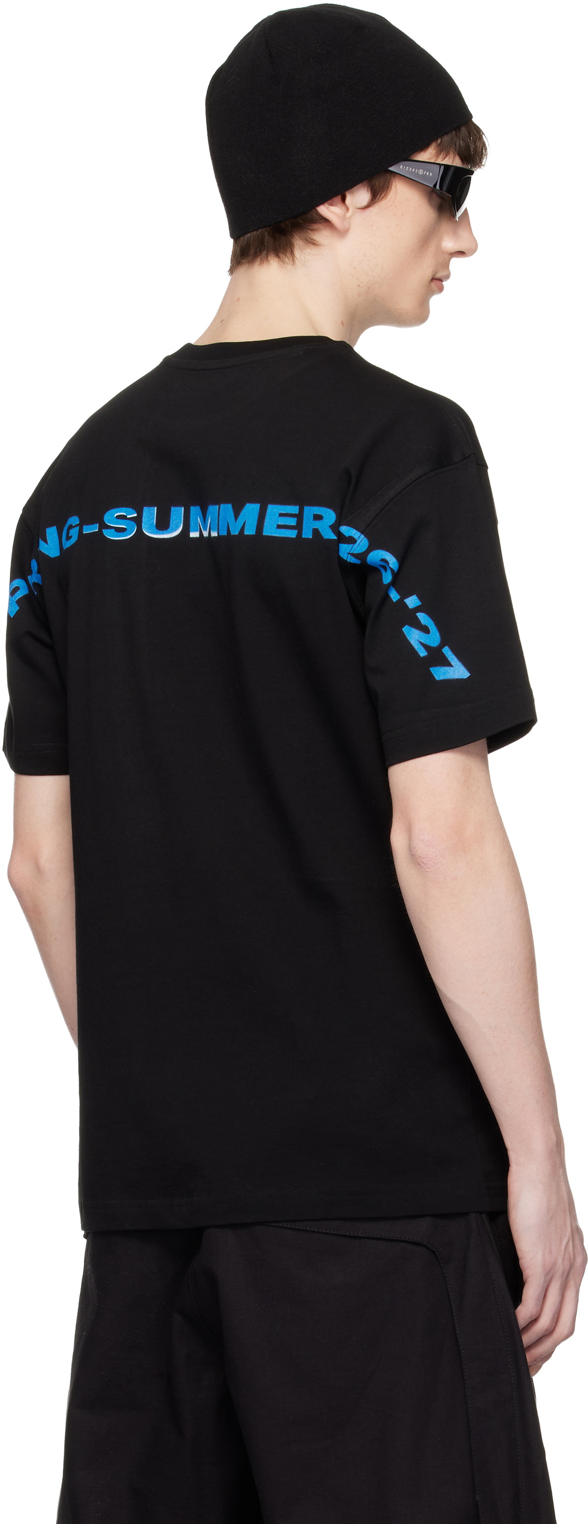 FFFPOSTALSERVICE Black SWAF Conceal Zip T-Shirt