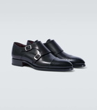 Brioni Leather monk strap shoes